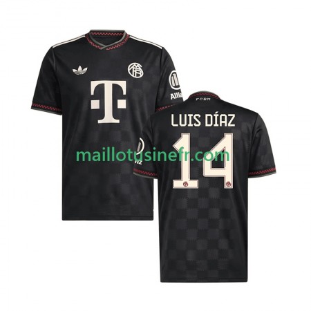 Maillot de Foot Bayern Munich Luis Diaz 14 Troisième 2025-26 Maillot de Foot Bayern Munich Luis Diaz 14 Troisième 2025-26